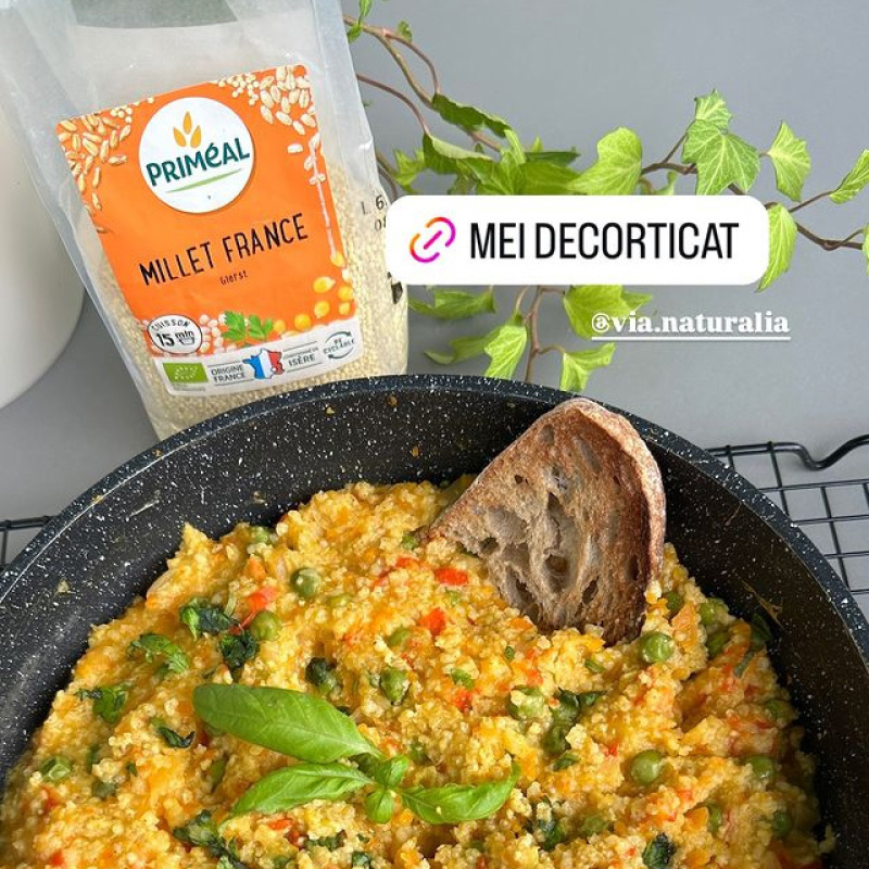 Mei decorticat bio fara gluten 500g