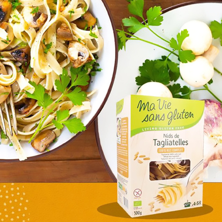 Paste fara gluten - Tagliatelle de orez integral