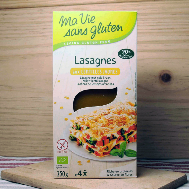 Paste fara gluten – Lasagna din linte galbena