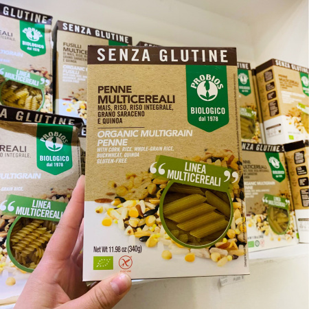 Paste fara gluten – Penne multicereale 250g Probios