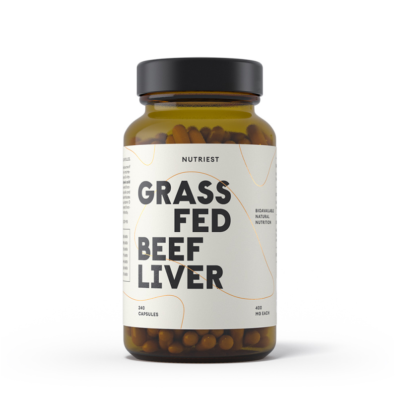 Ficat de vita grass fed Beef LIVER – supliment alimentar 240cps