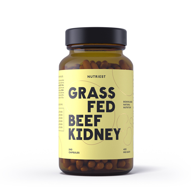 Grass fed Beef KIDNEY – supliment alimentar 240cps